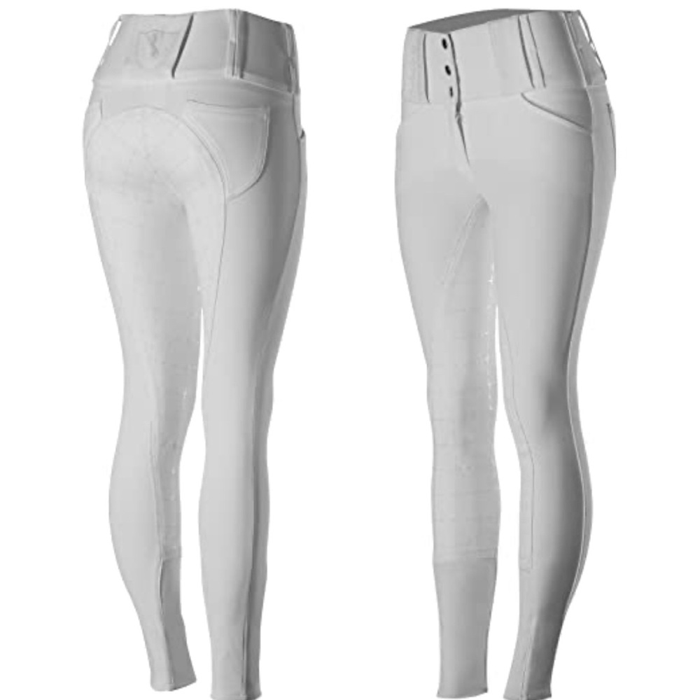 Horze with tags White Desiree high waist full seat breeches size 32